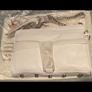 Rebecca Minkoff MAC Clutch White